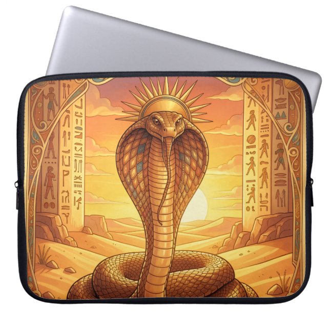 Wadjet – Egyptian Cobra Goddess´1 Laptop Fodral (Framsidan)