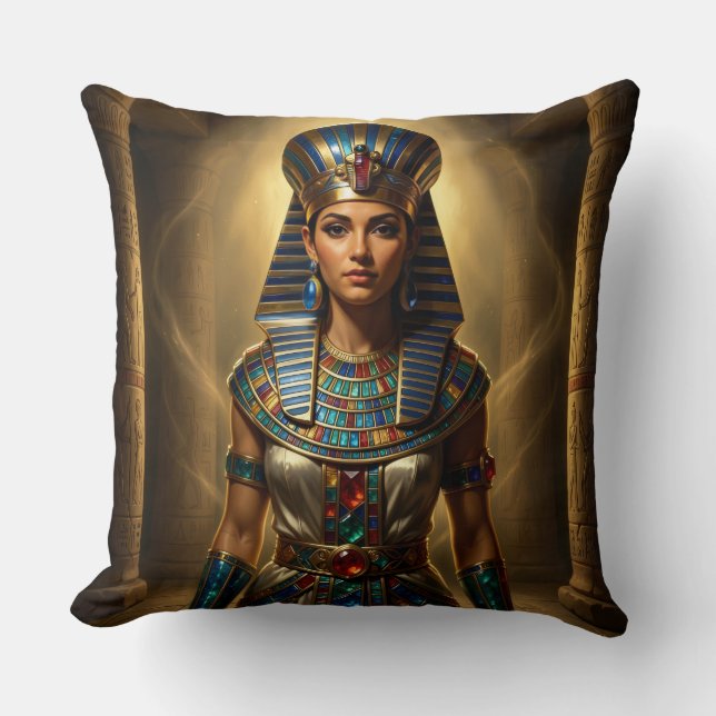 Wadjet – Egyptian Cobra Goddess´2 Kudde (Framsida)