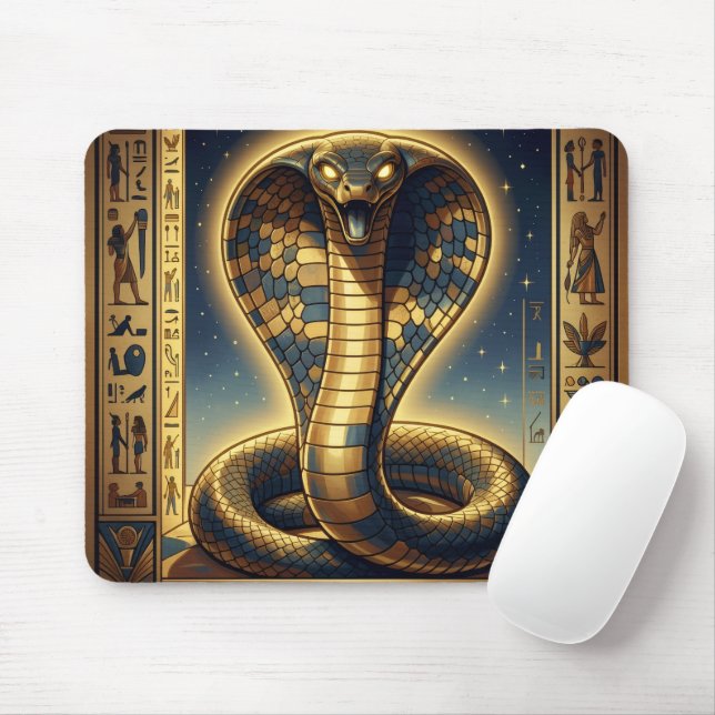 Wadjet – Egyptian Cobra Goddess´3 Musmatta (Med mus)