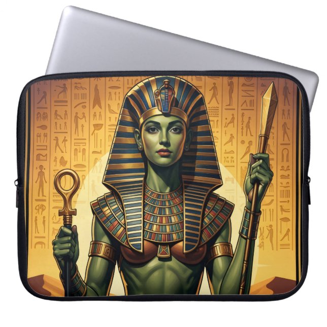 Wadjet – Egyptian Cobra Goddess´4 Laptop Fodral (Framsidan)