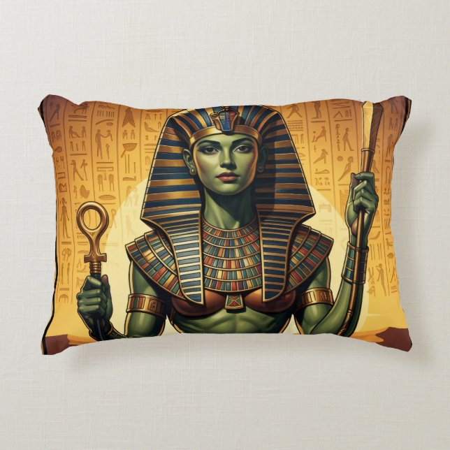 Wadjet – Egyptian Cobra Goddess´4 Prydnadskudde (Framsidan)