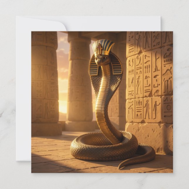 Wadjet – Egyptian Cobra Goddess´6 Julkort (Framsida)