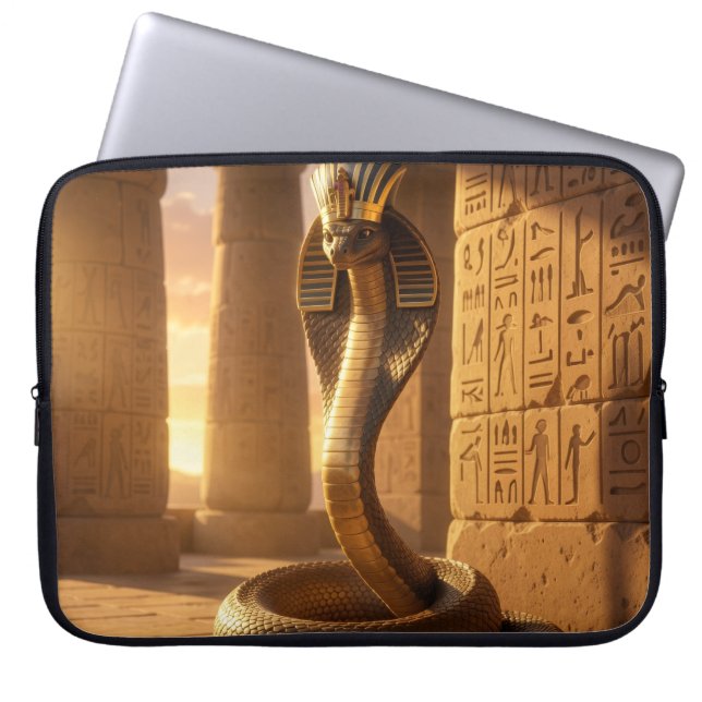 Wadjet – Egyptian Cobra Goddess´6 Laptop Fodral (Framsidan)