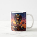 Wadjet – Egyptian Cobra Goddess´7 Kaffemugg<br><div class="desc">Wadjet is a cobra goddess in Egyptian mythology and a protector of the pharaoh and Lower Egypt. She represents protection,  power,  and royal authority.</div>