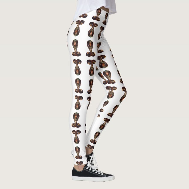 Wadjet – Egyptian Cobra Goddess´7 Leggings (Höger)