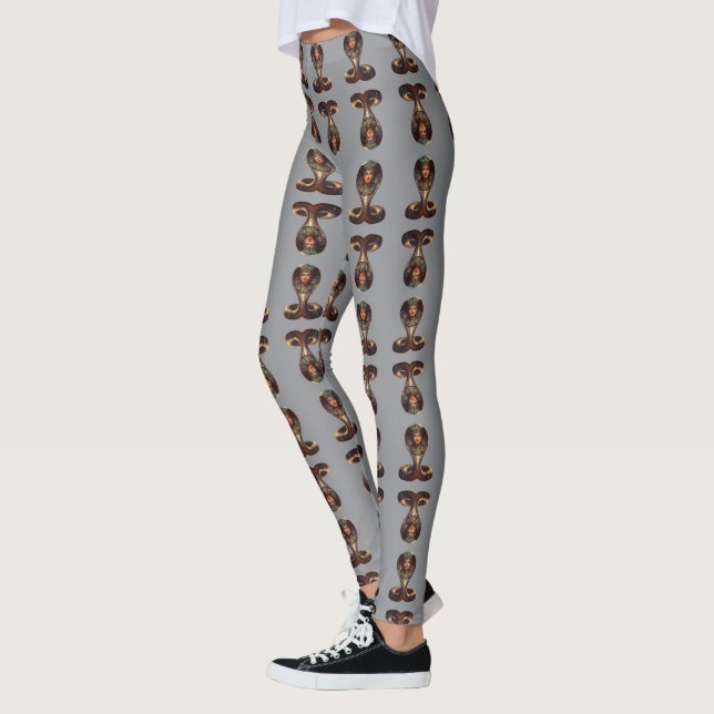 Wadjet – Egyptian Cobra Goddess´7 Leggings (Vänster)