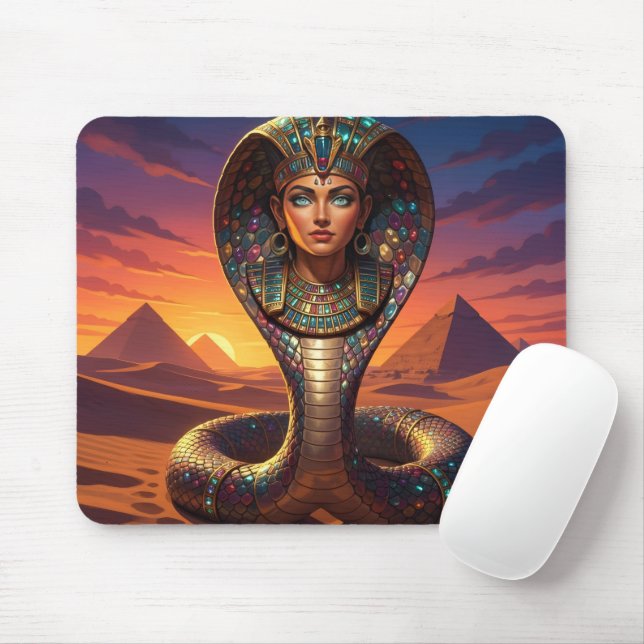 Wadjet – Egyptian Cobra Goddess´7 Musmatta (Med mus)