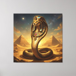 Wadjet – Egyptian Cobra Goddess Canvastryck