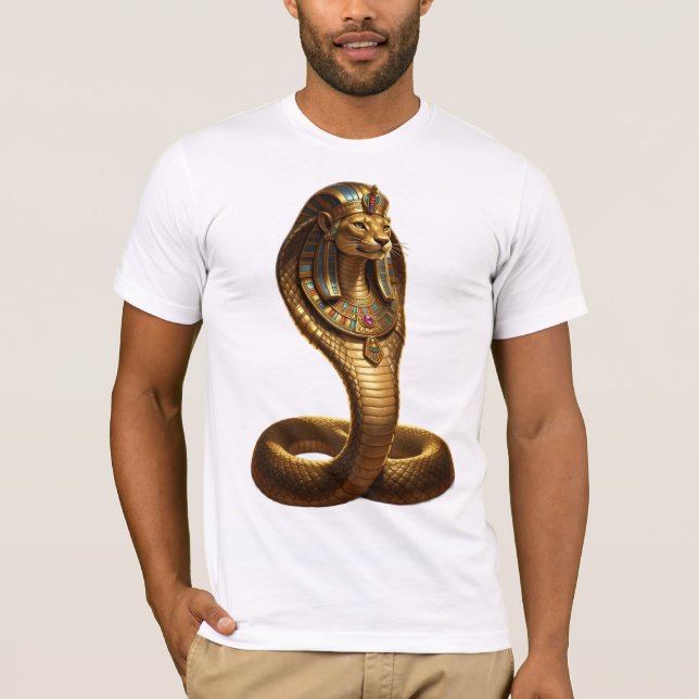 Wadjet – Egyptian Cobra Goddess T Shirt (Framsida)