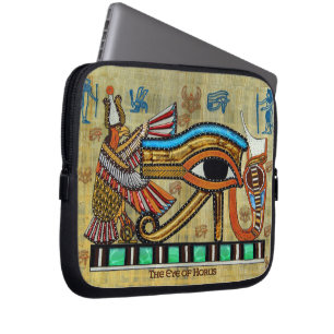 Wadjet Egyptian Öga of Horus II Art Laptop sleeve