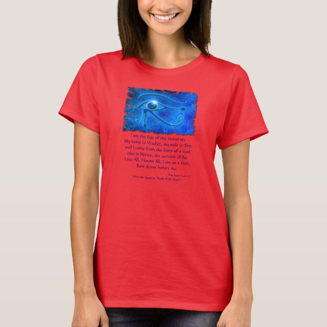 WADJET, ÖGA AV HORUS Egyptian, förstörd Shirt Tröja (Framsida)