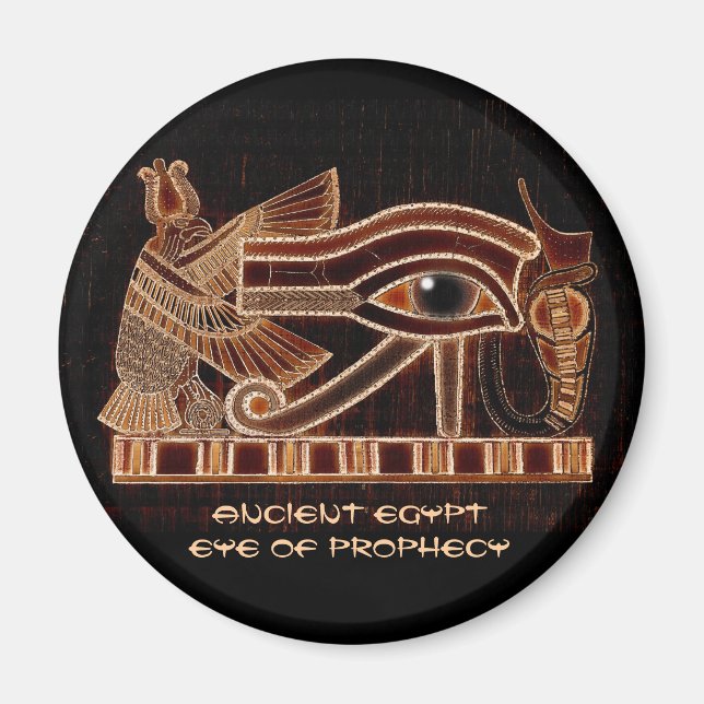 WADJET ÖGA, HORUS Ancient Egypten Art Magnet (Framsidan)