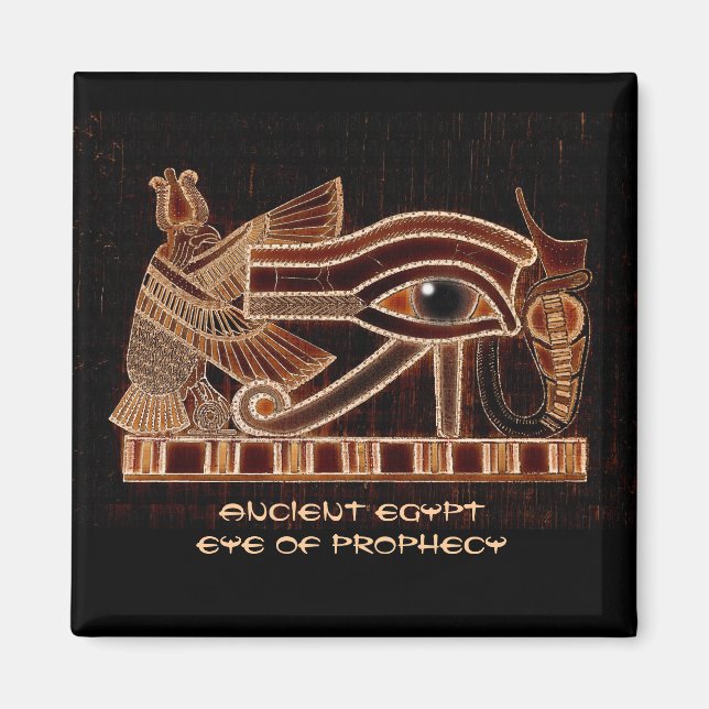 WADJET ÖGA, HORUS Ancient Egypten Art Magnet (Framsidan)