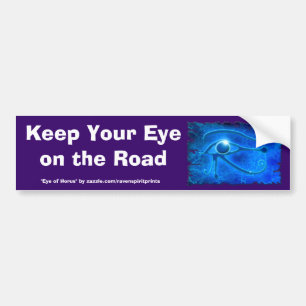 WADJET ÖGA I HORUS Fantasy Bumper Sticker Bildekal
