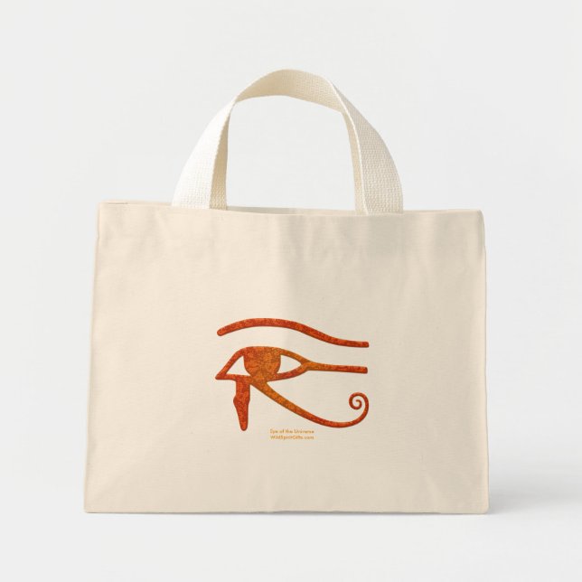 WADJET ÖGA OF RA Fantasy Tote Bag Mini Tygkasse (Framsidan)
