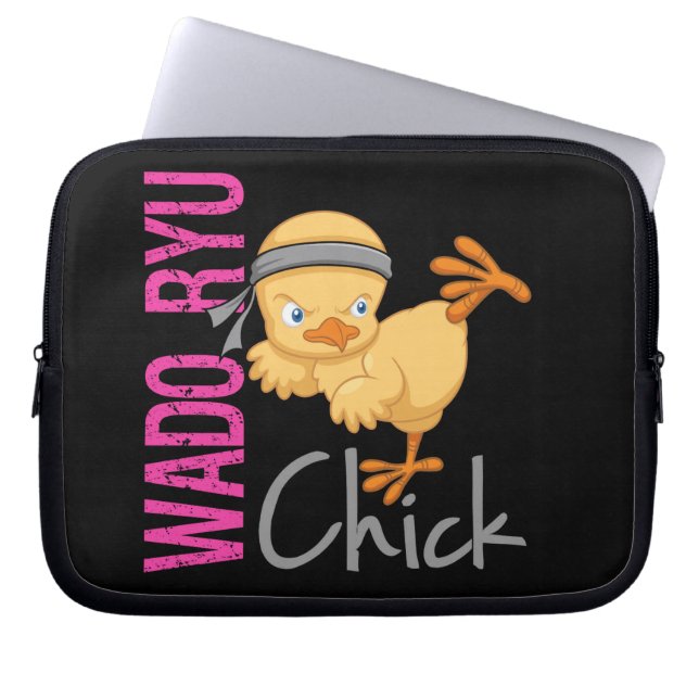 Wado Ryu chick Laptop Sleeve (Framsidan)