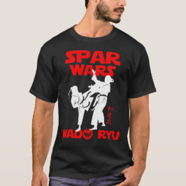 Wado Ryu Karate Kumite Spar Krig - Budo T-Shirt