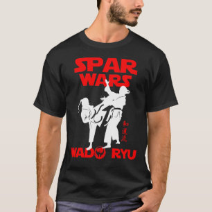Wado Ryu Karate Kumite Spar Krig - Budo T-Shirt