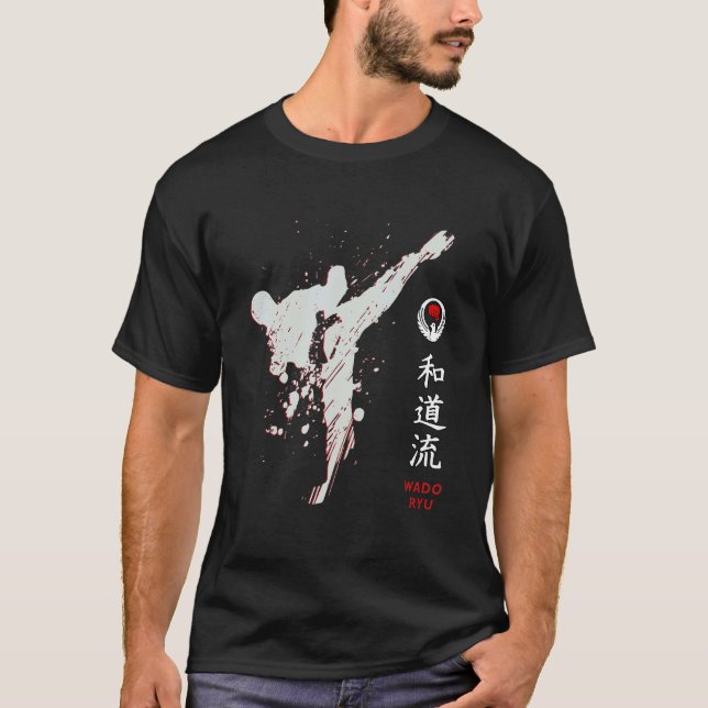 Wado Ryu Karate T Shirt (Framsida)