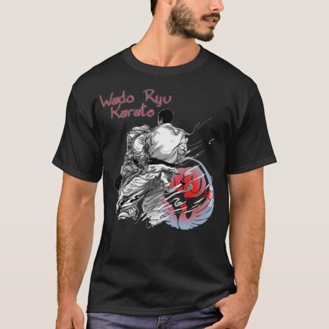 Wado Ryu Karate TakeDown - Martial Arts T-Shirt (Framsida)