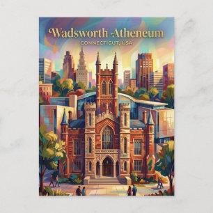 Wadsworth Atheneum Museum of Art Connecticut Vykort
