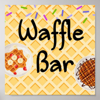 Waffelbar Poster