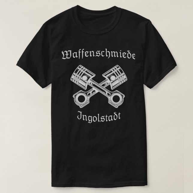 Waffenschmiede Ingolstadt kolv Piston T Shirt (Design framsida)