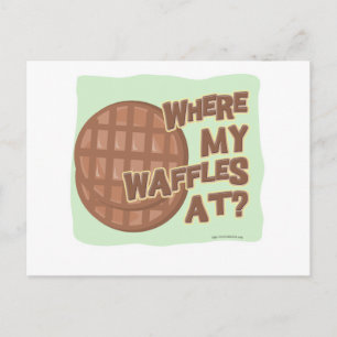Waffle-brist! Vykort