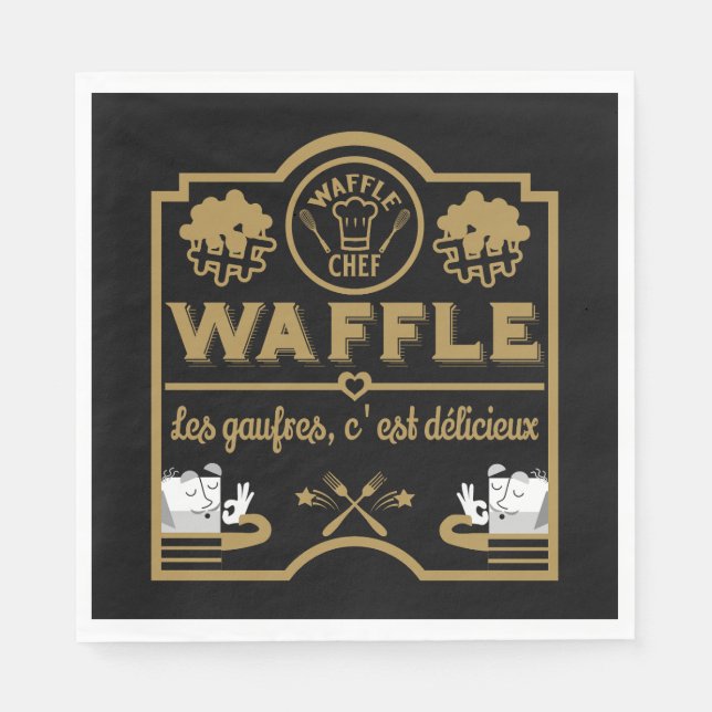 Waffle Chef Pappersservett (Framsidan)