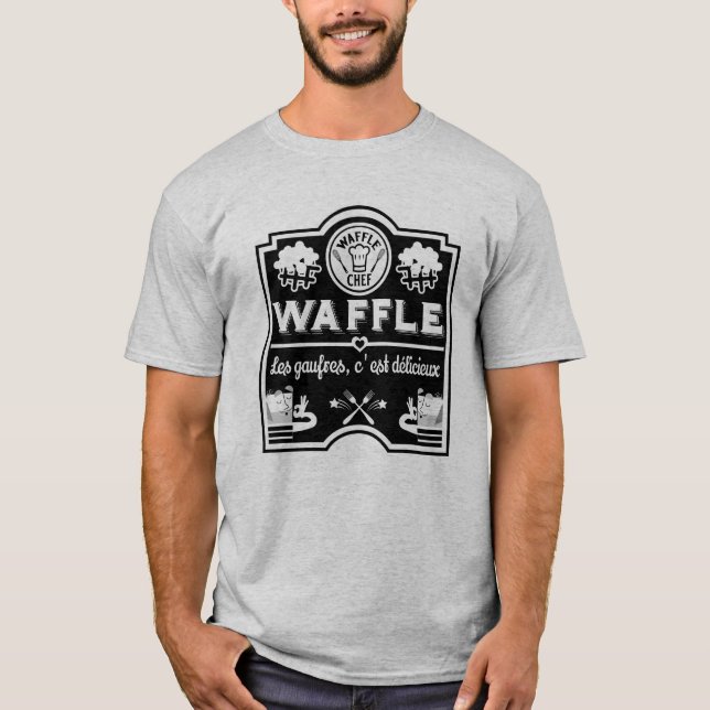 Waffle Chef T Shirt (Framsida)