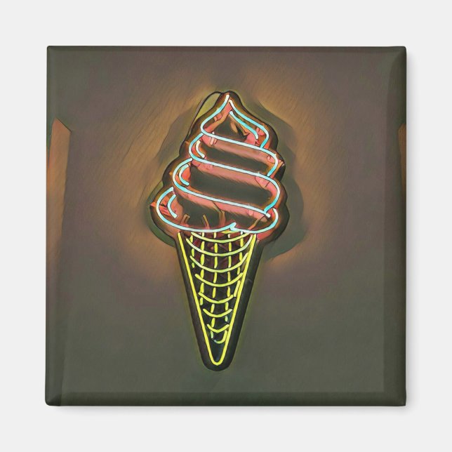 Waffle cone magnet (Framsidan)