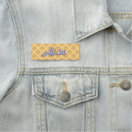 Waffle Cone Namnbricka