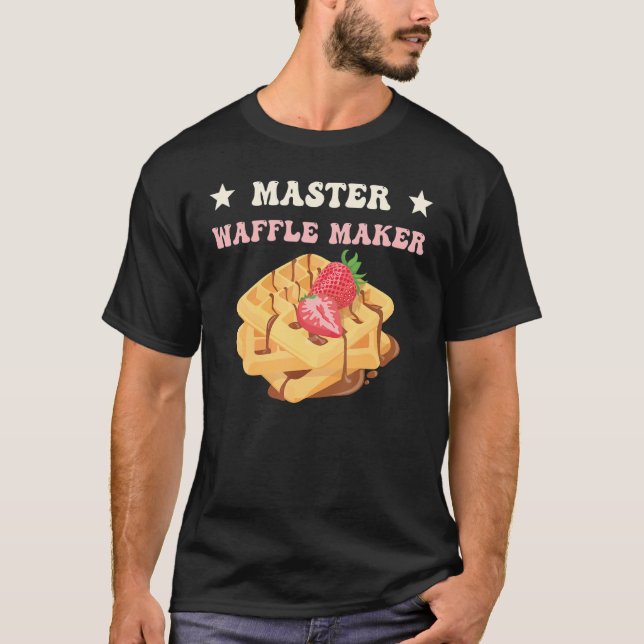 Waffle Costume Breakfast Waffle Master Waffle Fabl T Shirt (Framsida)