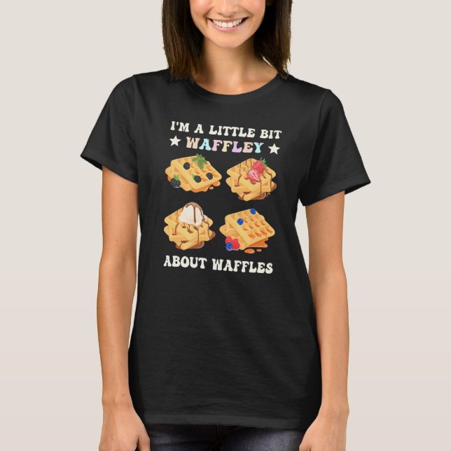 Waffle Costume Breakfast Waffle Master Waffle Fabl T Shirt (Framsida)