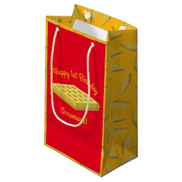 Waffle Cute Breakfast Brunch Kids 1:a födelsedag