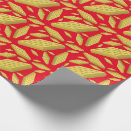 Waffle Cute Breakfast Brunch Kids 1:a födelsedag Presentpapper