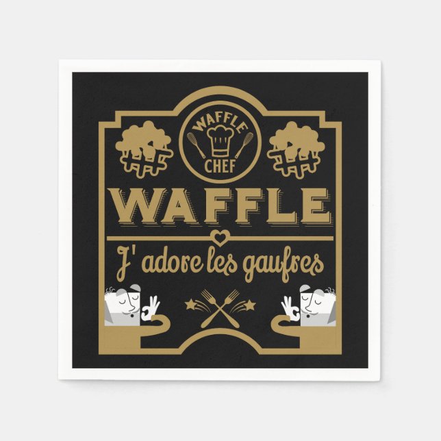 Waffle Day Pappersservett (Framsidan)