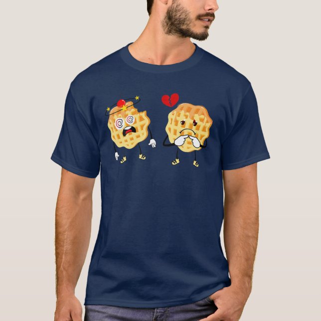 Waffle Day Waffle Älskare T Shirt (Framsida)
