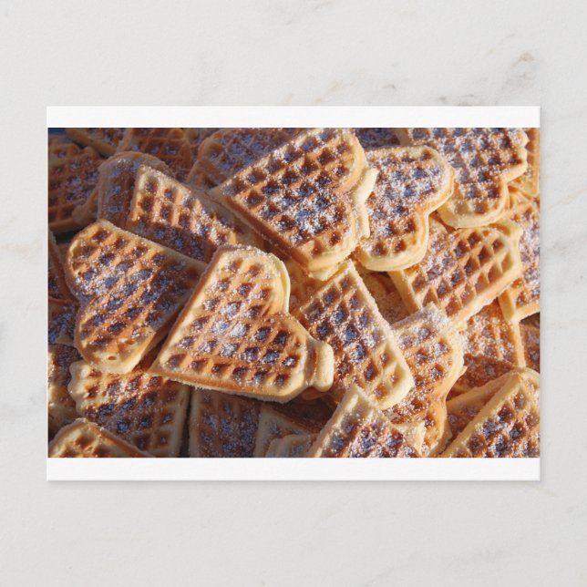 Waffle Hearts Vykort (Framsida)