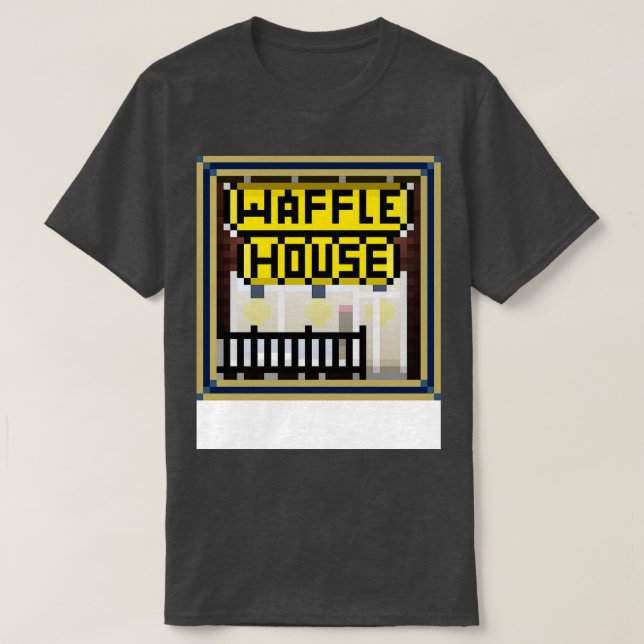 Waffle House GEORGIA TECH GRÄNS TShirt T Shirt (Design framsida)