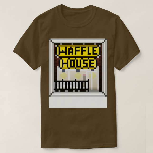 Waffle House WHITE GRÄNS TShirt T Shirt (Design framsida)