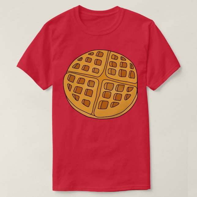 Waffle-klubb T Shirt (Design framsida)
