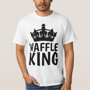 WAFFLE KUNG PAPPA FARS DAG eller BIRTHDAY T-Shirts
