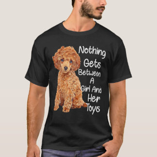 Waffle Leksak Pudel Hund älskare går inte mellan e T Shirt