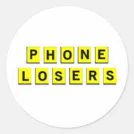 Waffle Losers of America Sticker Runt Klistermärke