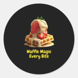 Waffle Magic Runt Klistermärke