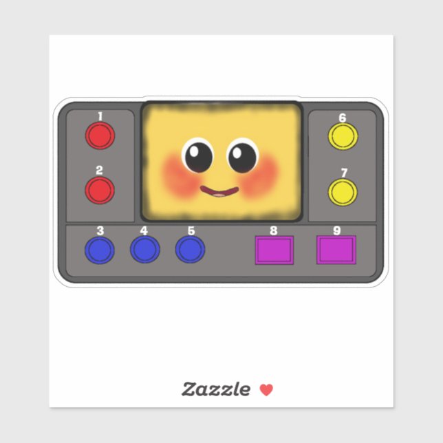 Waffle+Mochi-Magicartscreen-Vinyl Sticker Klistermärken (Ark)