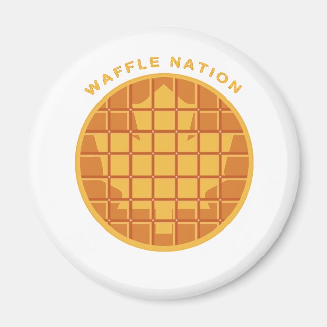 Waffle Nation Magnet (Framsidan)