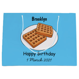 Waffle-tecknad illustration