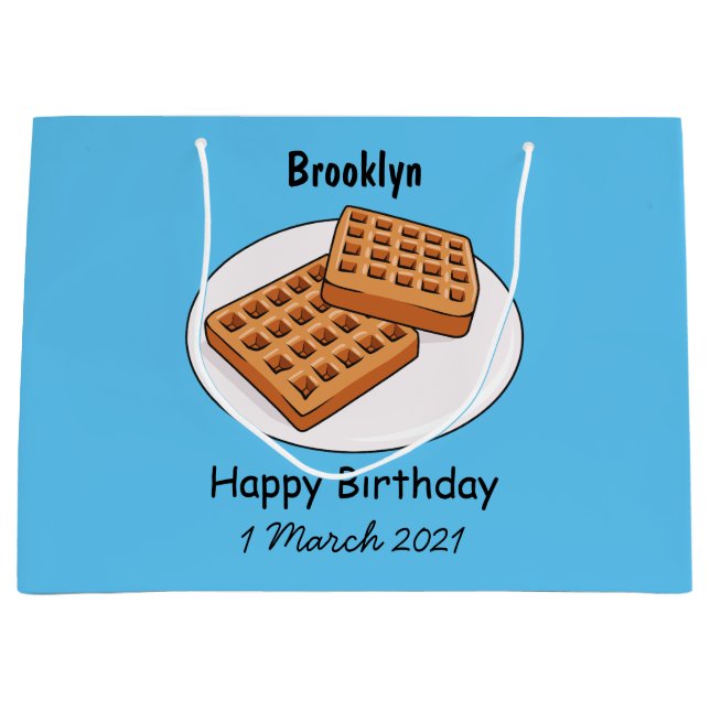 Waffle-tecknad illustration (Framsidan)